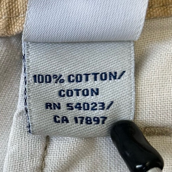 Old Navy Men's Shorts Flat Front Cotton Chino Loose Fit Beige Size 33 - Picture 11 of 14